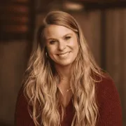 Samantha, smiling
